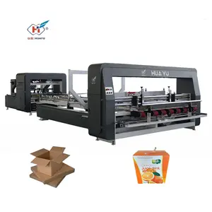 YF Automatic flexible stable corrugated paper small box folding corrugated box folding and gluing machine