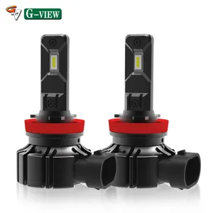 Lâmpada LED para farol de carro, design mais recente, cor dupla, 25w, 6000k, H1, H7, H8, H11, H13, H16, H11, lâmpada LED