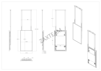 Écran LCD de vitrine simple face 49'' 3000 nits haute luminosité pour affichage publicitaire – Installation murale/sur pied/suspendue