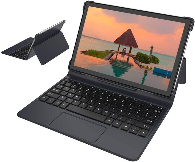 Android 11 Tablet 10 Inch 1280x800 IPS HD Display 2 in 1 Tablet with Keyboard Case Mouse Stylus Film Tablet Pc