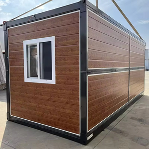 Casa Contenedor Modular Prefabricada Portátil Personalizada de Madera y Acero, Diseño Plegable y Expandible para Hotel, Apartamento, Villa o Dormitorio - Product Image 1