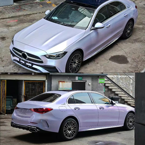 <span class=keywords><strong>Film</strong></span> de protection de peinture (PPF) en TPU couleur argent métallique magique, effet cristal violet, anti-rayures, installation humide ou sèche, pour covering automobile - Product Image 5