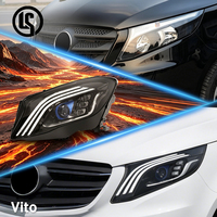 Nouveau phare projecteur LED 12V 6000K pour Mercedes-Benz Vito W447 2016-2023 avec feux de jour intégrés