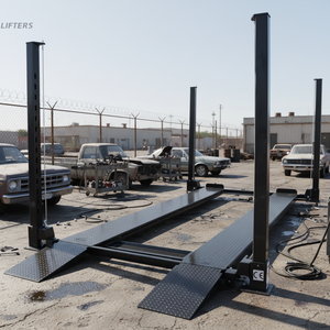 液压式停车升降机 4柱式汽车升降机，用于存放 4S 修理工厂 4柱式停车汽车升降机 - Product Image 1