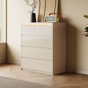 Minimalist Solid Wood Eight Drawer <b>Chest</b> <b>Storage</b> Dresser Bedroom Living Room Modern Nordic Style - Product Image 4