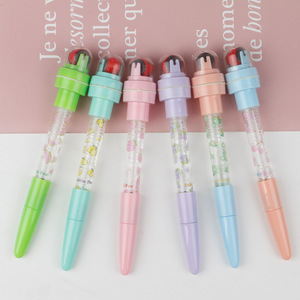 Bolígrafos de Burbujas, Bolígrafos de Plástico con Punta de 0.5 mm y Sello Rodante, Regalo para Niños - Product Image 1
