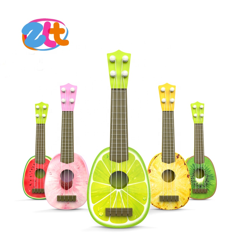 Горячая Распродажа, пластиковое укулеле, фрукты, Детская гитарная игрушка для детей