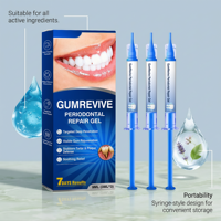 Gel de réparation dentaire professionnel pour soins bucco-dentaires, gel de réparation parodontale doux au goût menthe fraîche, offre un gel réparateur pour les dents