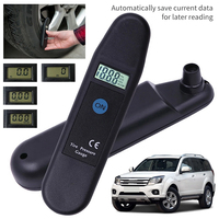 Portable noir coque en plastique voiture Auto Van vélo Tyer jauge de pression des pneus affichage LCD numérique