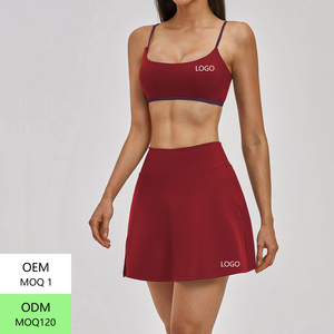 Ensemble de sport pour femmes : Jupes-shorts de golf, tennis et course à sensation seconde peau - Product Image 4
