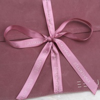 Pochette enveloppe en daim rose avec impression de logo personnalisé, sac à main, emballage cadeau, sac à bijoux, sac à poussière en velours de luxe avec rabat