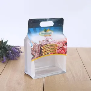 MU Hiagh kalite baskılı plastik kilitli çanta baskı sıcak laminasyon Pet gıda kutuları