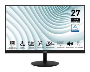 MSI mp271a 27inch 100Hz HDR FHD PC Màn hình máy tính để bàn rộng màn hình máy tính xách tay bên ngoài 1080p chơi game màn hình - Product Image 3