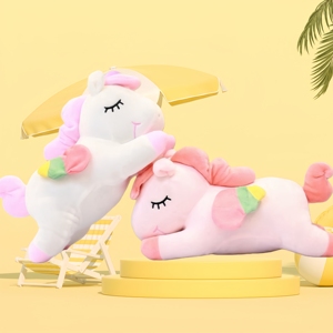 8 इंच की पट्टाएं 20 सेमी यूनिकॉर्न प्लश खिलौने सस्ते प्रोन्नति डॉल यूनिसेक्स स्टर्न स्टड जानवरों - Product Image 1