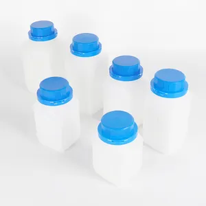 1000Ml Hdpe Zwart Medisch Vast Transparant Laboratorium Plastic Gebruik Van Brede Hals Dikker Reagens Fles