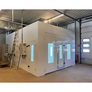 2024 hot sell China supplier paint booth mobile spray booth full down painting room with CE certificate