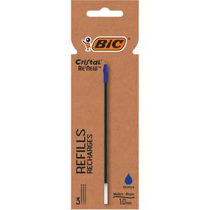 BIC - SET DI 3 RICARICHE PER PENNA A SFERA CRISTAL BLUE - Product Image 1
