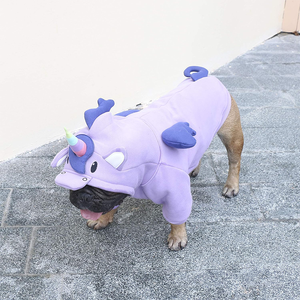 Licorne chauve-souris petit diable chien Halloween Costumes mignon drôle sweats à capuche pour <span class=keywords><strong>bouledogue</strong></span> français et autres petits animaux <span class=keywords><strong>de</strong></span> compagnie - Product Image 2