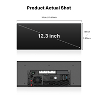 Youducar Radio de Coche Android de 12.3 Pulgadas con Reproductor de DVD, Navegación GPS, Unidad Principal Universal 2 DIN, Pantalla Flotante Ajustable, Audio de Alta Resolución
