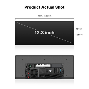 Youducar Radio de Coche Android de 12.3 Pulgadas con Reproductor de DVD, Navegación GPS, Unidad Principal Universal <span class=keywords><strong>2</strong></span> <span class=keywords><strong>DIN</strong></span>, Pantalla Flotante Ajustable, Audio de Alta Resolución - Product Image 3