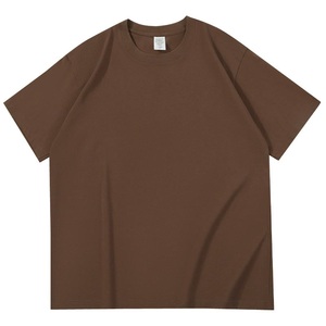 เสื้อยืดคอตตอน 100% หนัก 260 กรัม แบบสั่งทำพิเศษ OEM ODM ทรงโอเวอร์ไซส์ คอกลม แขนสั้น ไม่มีลาย พร้อมสกรีนโลโก้ - Product Image 4
