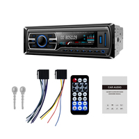 Reproductor de MP3 para coche 2025 inalámbrico BT 5,0 con puertos USB duales y Soporte de 64GB, pantalla LED y control remoto