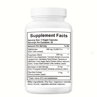 Nattokinase 10000 FU en capsules avec CoQ10, curcuma et extrait d'ail vieilli – Soutien cardiaque – Complément végétarien