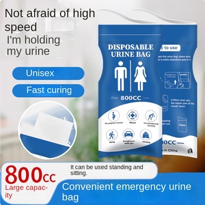 Bolsa de orina de polímero desechable Unisex, bolsa de orina de coche de emergencia portátil para viajes de larga distancia, atascos de tráfico, colección de orina Go - Product Image 2