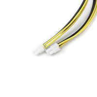Cable de Carga Rápida USB 3.1 de 4 Pines con Blindaje Trenzado y Revestimiento de PVC, Conductor de Cobre Puro para Conector de Alimentación de CPU de Computadora