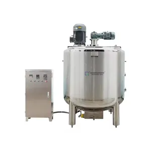 Custom Storage Tank With Pneumatic Agitator Mixer 300L 500L 1000L Stainless Steel Removable Liquid Agitator Storage Tank
