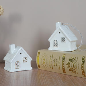 Decoración de cerámica para el <span class=keywords><strong>hogar</strong></span>, luz LED de pueblo de Navidad, gran oferta - Product Image 2