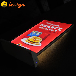 Caja de luz delgada de pie con energía solar Australia Real Estate Sign Custom Led ultra Slim Light Box - Product Image 5