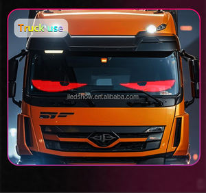 Vente chaude APP contrôle fenêtre de voiture oeil du diable écran LED Flexible écran publicitaire rvb accessoires de voiture - Product Image 3