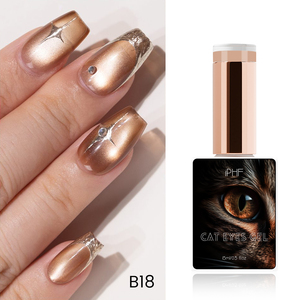 18 couleurs de vernis à ongles en gel réfléchissant Galaxy Cat Eye Set de vernis à ongles UV Style français en résine sans HEMA - Product Image 2