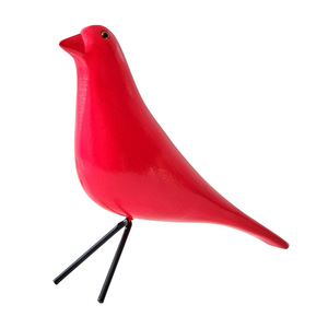 Figura de pájaro de madera moderna, 19cm de longitud, decoración realista de animales para sala de estar, hogar, tienda, exhibición - Product Image 4