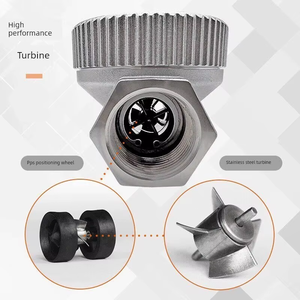 เครื่องวัดการไหลแบบดิจิตอลสแตนเลสสำหรับน้ำมันเบนซิน กันน้ำ รุ่น K24 จอแสดงผลดิจิตอล K24 วัดค่าได้อย่างแม่นยำสำหรับเครื่องปรับอากาศ - Product Image 5