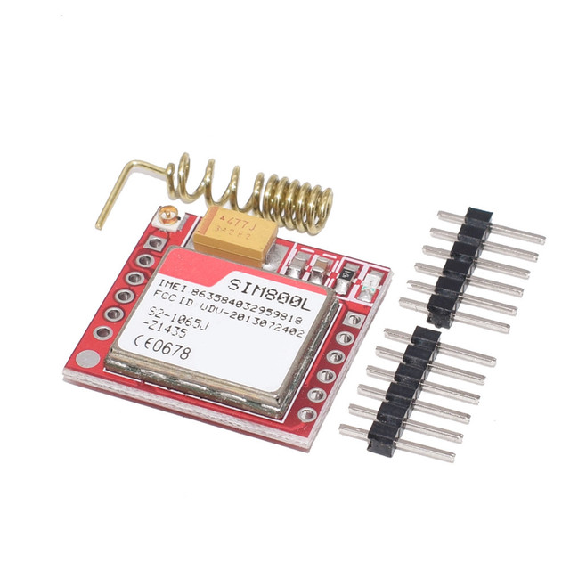 1pcs Smallest SIM800L GPRS GSM Module MicroSIM Card Core BOard Quad-band TTL Serial Port