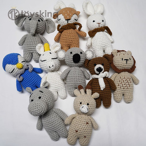 Ensemble <span class=keywords><strong>cadeau</strong></span> pour nouveau-né en bois fait à la main, jouet à mâcher en crochet amigurumi cerf, jouet à mâcher en crochet pour bébé, renne, élan - Product Image 6