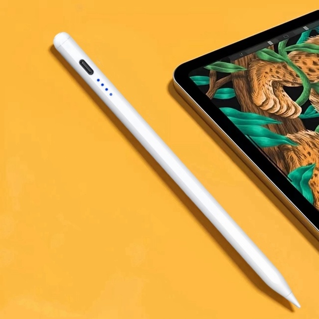 Trending New Palm Rejection Power LED Display Touch Pencil for Ios Fast Charging Replaceable Nib Active Stylus Pen for Ipad Pen