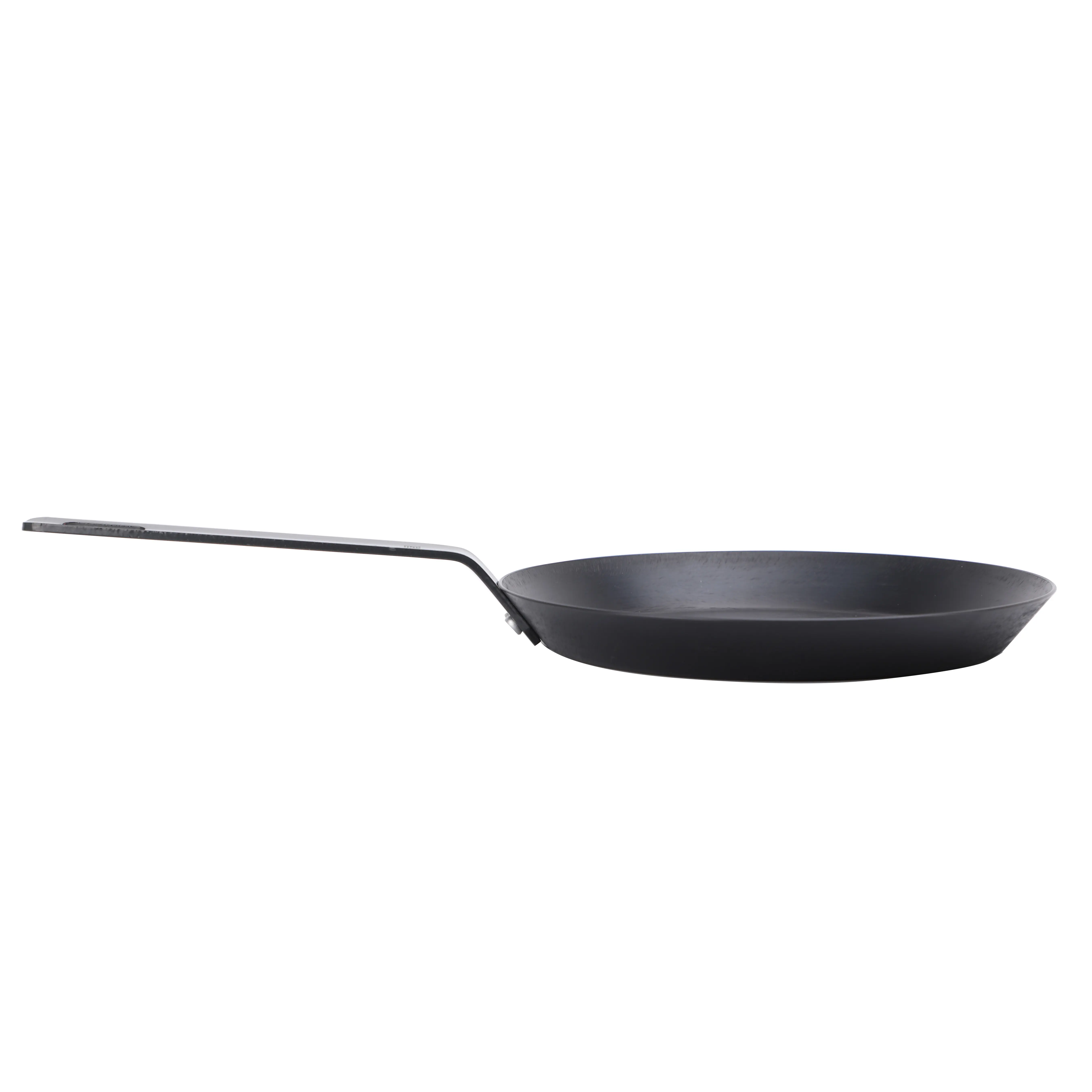 Frigideira de aço carbono premium 28cm para cozinheiros domésticos ou chefs profissionais