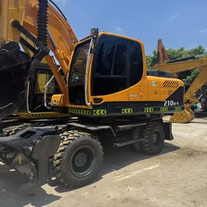 Excavatrice HYUNDAI 210W-9, 90% neuve, d'origine coréenne, certifiée EPA CE, excavatrice HYUNDAI 210W-9, excavatrice 210W-9 - Product Image 2