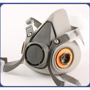 Với đôi có thể thay đổi bộ lọc silicon nửa mặt mặt nạ khí 3D cho bụi bằng chứng - Product Image 6