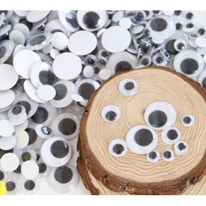 6mm 8mm 10mm 12mm 15mm 18mm 20mm 25mm 35mm occhi autoadesivi per peluche artigianali occhi commoventi Googly - Product Image 6