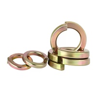 Rondelles de serrage à ressort en acier inoxydable haute résistance, zinguées, certifiées ISO, pour applications de fixation industrielles et automobiles