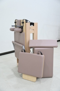 Oak <b>Foldable</b> Adjustable Reformer Multifunctional Home Fitness Equipment, Portable & for Yoga ARF01-X Solid Wood <b>Foldable</b> Frame D - Product Image 5