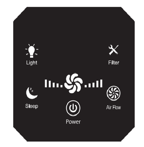 Tốt nhất điện xách tay máy lọc không khí cho phòng nhỏ loại bỏ khói thuốc lá bảng Kích thước bộ lọc HEPA làm bằng nhựa bền - Product Image 2