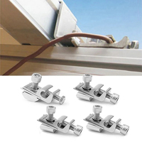 Support de montage de panneau solaire pinces de fixation attaches au sol Support photovoltaïque pour accessoires d'installation de système solaire