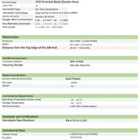 Módulo de Conversión de Cable para Alemania, Conector Enchufable para Conductores Compatible con DIN 41651 Modelo 289-403