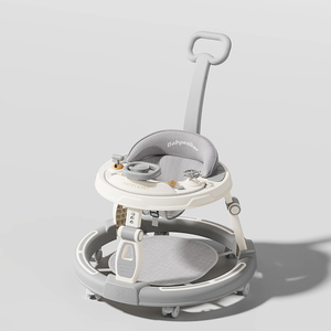 Sedia per Passeggio Neonati 3-in-1, Lussuoso Girello Attività per Bambini con Ruote Girevoli e Seduta Semplice - Product Image 6