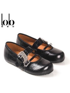 Mocassins à double bouton pour <span class=keywords><strong>femme</strong></span>, version coréenne printemps 2026, à porter avec des chaussures simples élégantes et fluides, idéales pour le printemps - Product Image 4